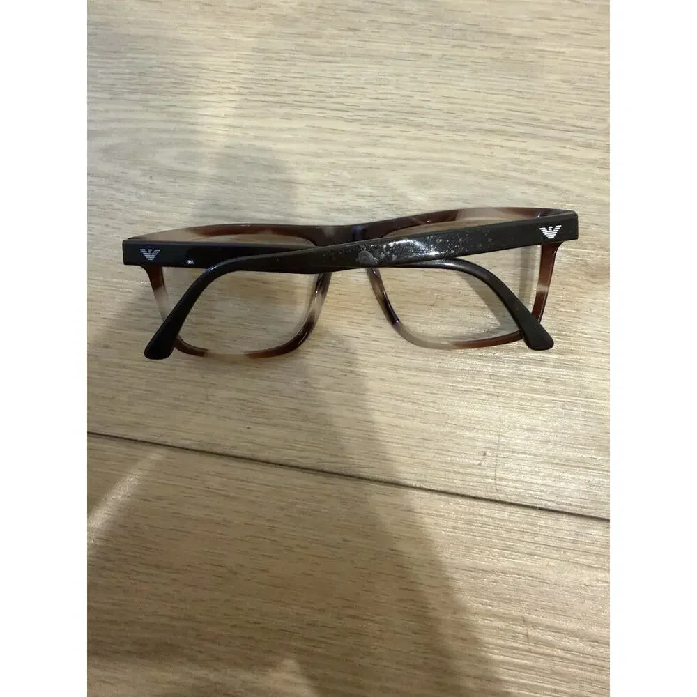 EMPORIO ARMANI EA 3185 5903 STRIPED BROWN MEN EYEGLASSES 54MM 19 145